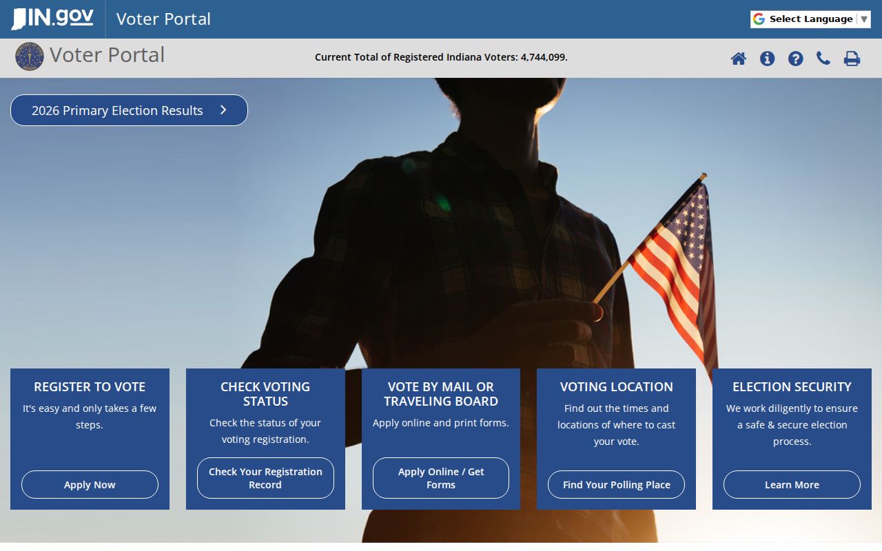 Lafayette residents directory Indiana voter status search